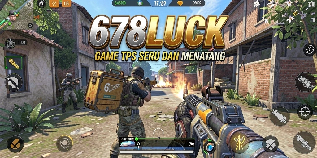 Tampilan gameplay seru dalam 678LUCK dengan aksi TPS yang intens.