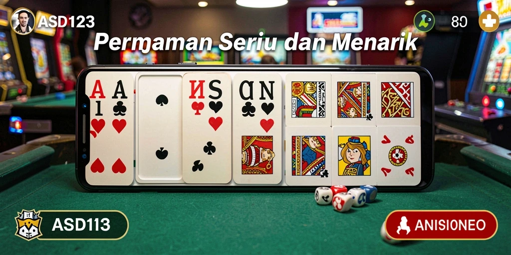 Tampilan gameplay seru dari ASD123 dengan teman-teman.