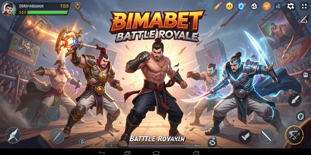 Gameplay seru dalam pertarungan Battle Royale yang mendebarkan.