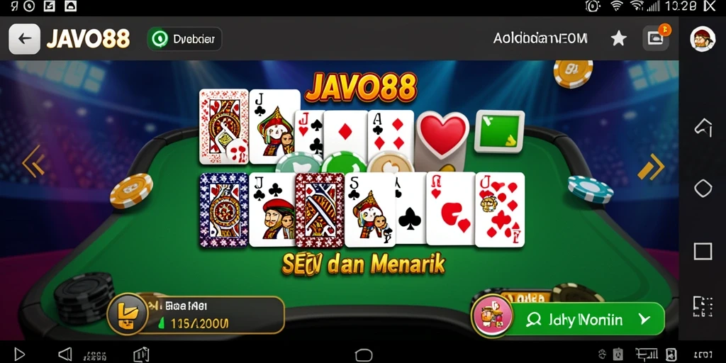 Tampilan gameplay seru dalam JAVO88 dengan berbagai fitur menarik.