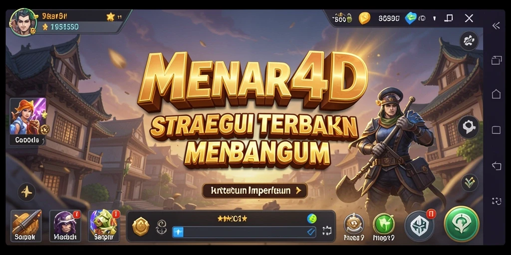 Tampilan gameplay MENARA4D yang menarik dengan strategi mendebarkan.