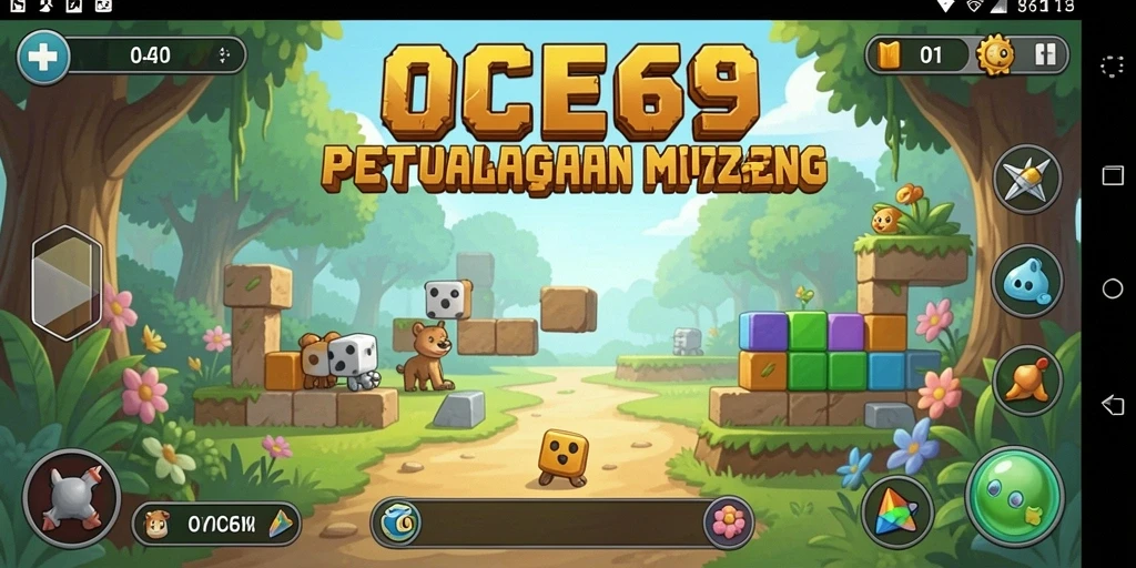 Tampilan gameplay OCE69 yang menantang dan menghibur.