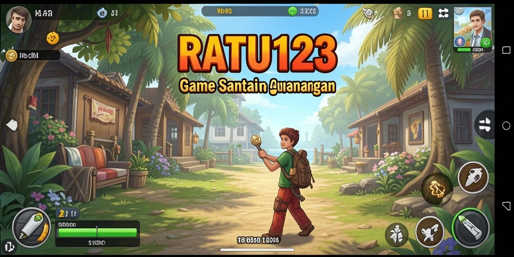 Tampilan gameplay seru dalam RATU123 yang mudah dan menyenangkan.
