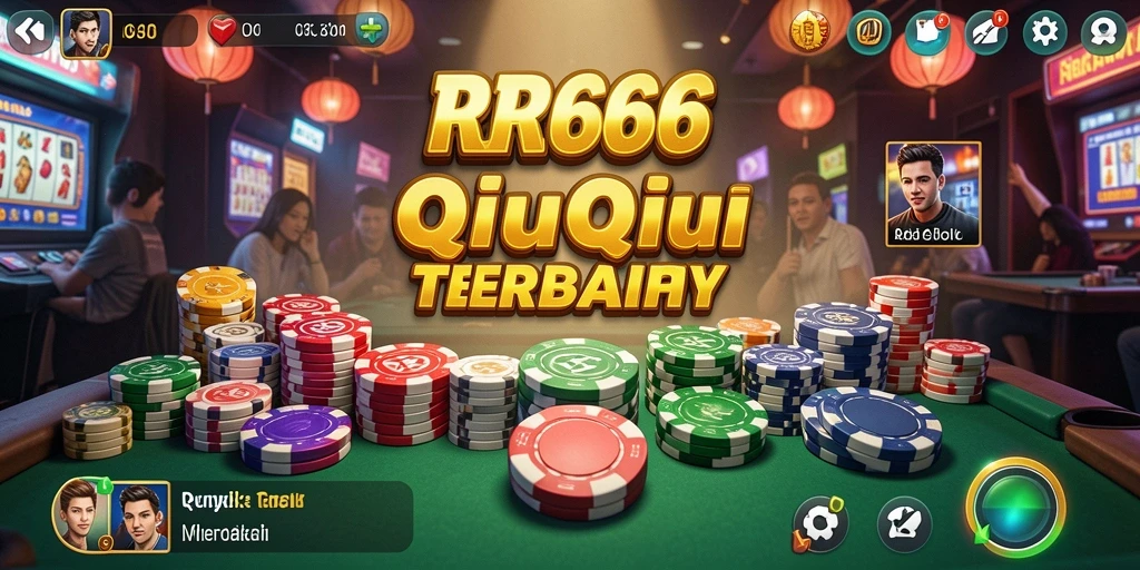 Screenshot menampilkan pemain yang berkompetisi dalam QiuQiu.